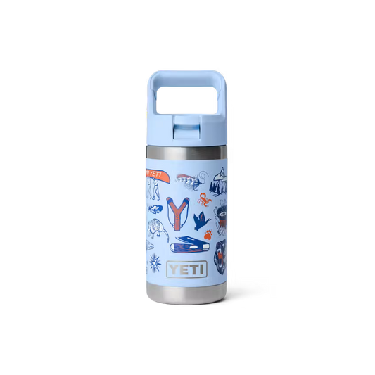 Yeti Rambler® Jr. 355mL Kids Water Bottle w/Colour-Matched Straw Cap - Big Sky Summer Camp