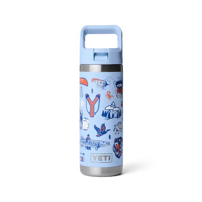 Yeti Rambler® 532ml Water Bottle w/Colour-Matched Straw Cap - Big Sky Summer Camp