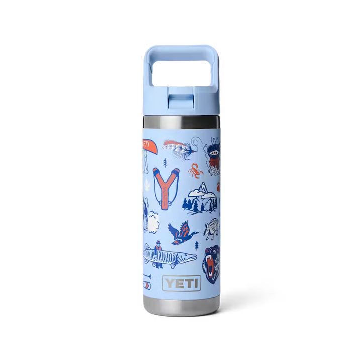 YETI Rambler 532 mL Water Bottle with Straw Cap - Big Sky Summer Camp