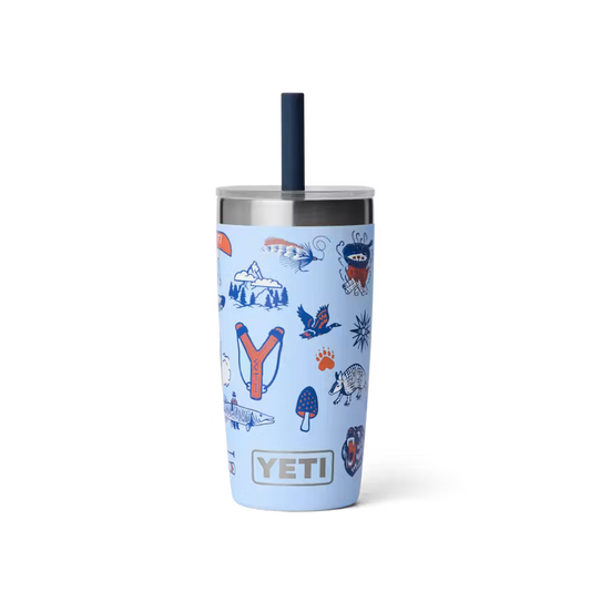 Yeti Rambler® Jr. 295mL Tumbler w/Silicone Straw Lid - Big Sky Summer Camp