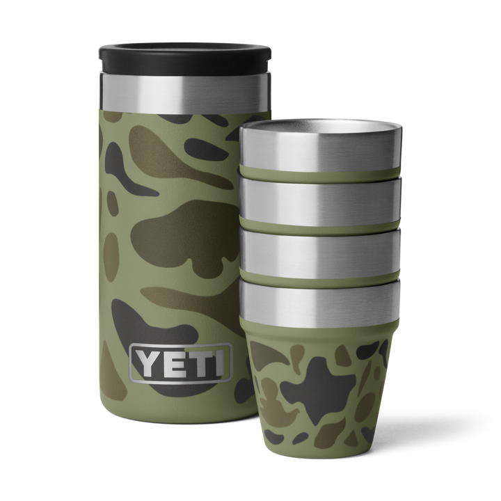 Yeti Shot Glasses with Carrying Case - Multiple Colours