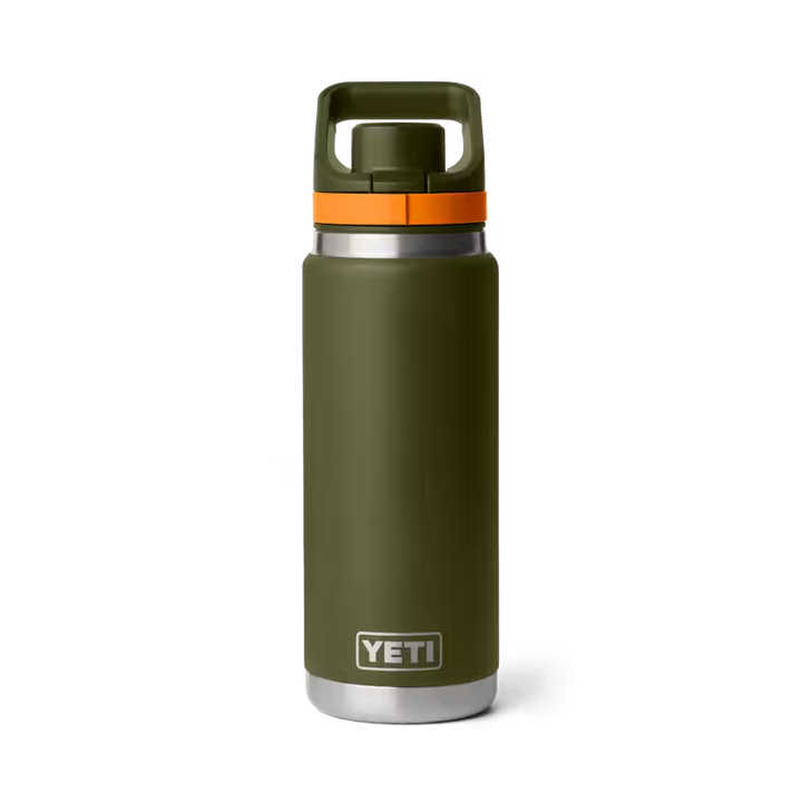 YETI Rambler 769 mL Bottle with Chug Cap - Olive/King Crab Orange