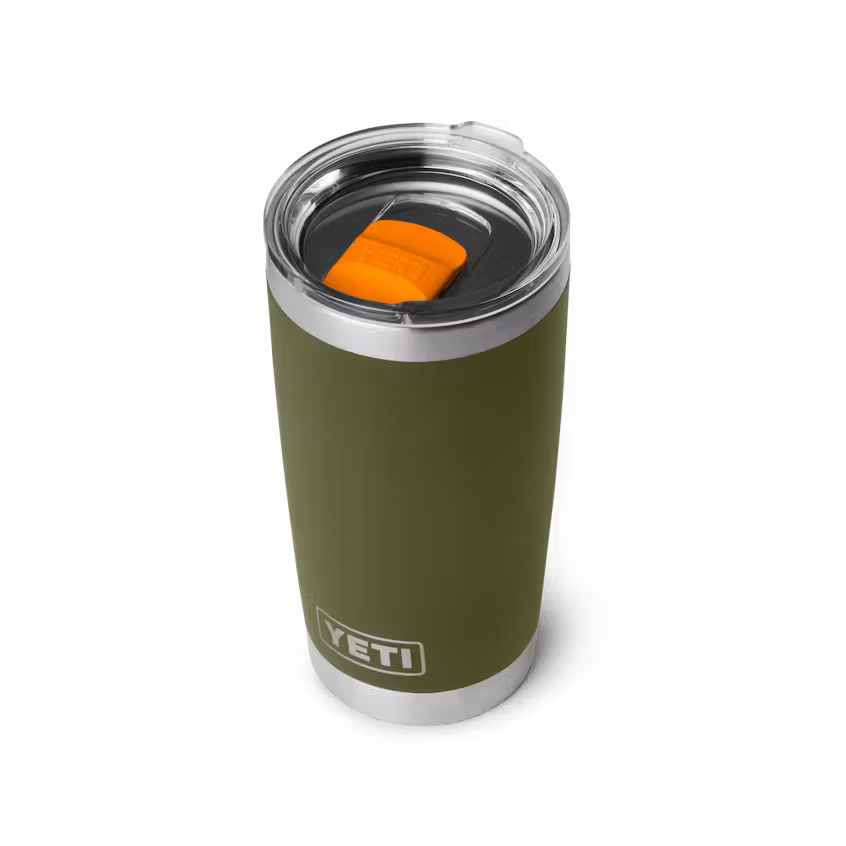 Yeti  Rambler® 591mL Tumbler w/Magslider™ Lid - Olive/King Crab Orange