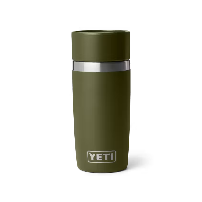 Yeti  Rambler® 355mL Travel Bottle w Commuter Cap - Olive/King Crab Orange