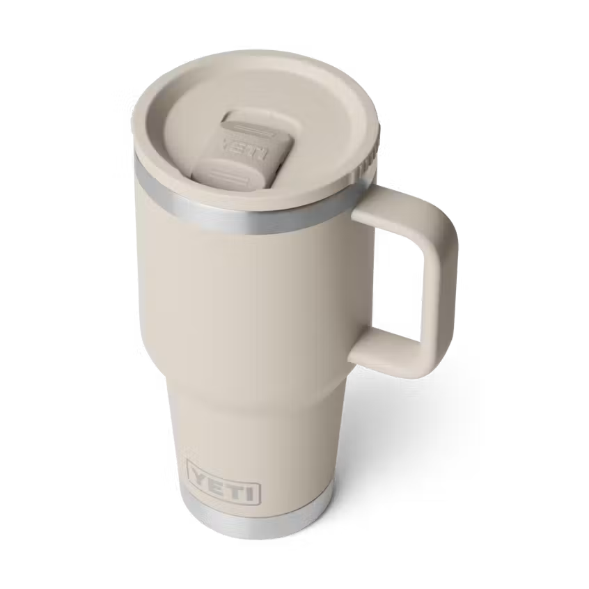 Yeti Rambler® 887 mL Travel Mug 2.0 w/Colour Matched Stronghold™ Lid - Multiple Colours