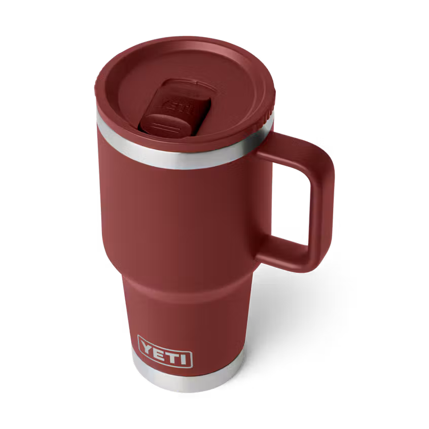 Yeti Rambler® 887 mL Travel Mug 2.0 w/Colour Matched Stronghold™ Lid - Multiple Colours