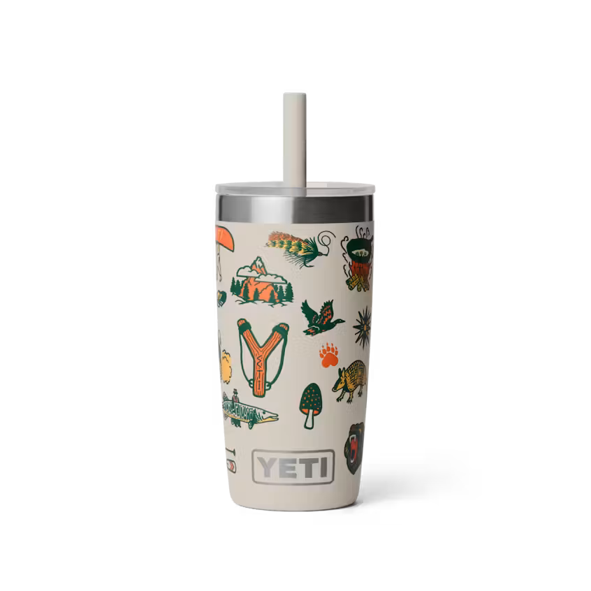 Yeti Rambler® Jr. 295mL Tumbler w/Silicone Straw Lid - Cape Summer Camp