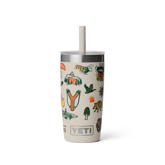 Yeti Rambler® Jr. 295mL Tumbler w/Silicone Straw Lid - Cape Summer Camp