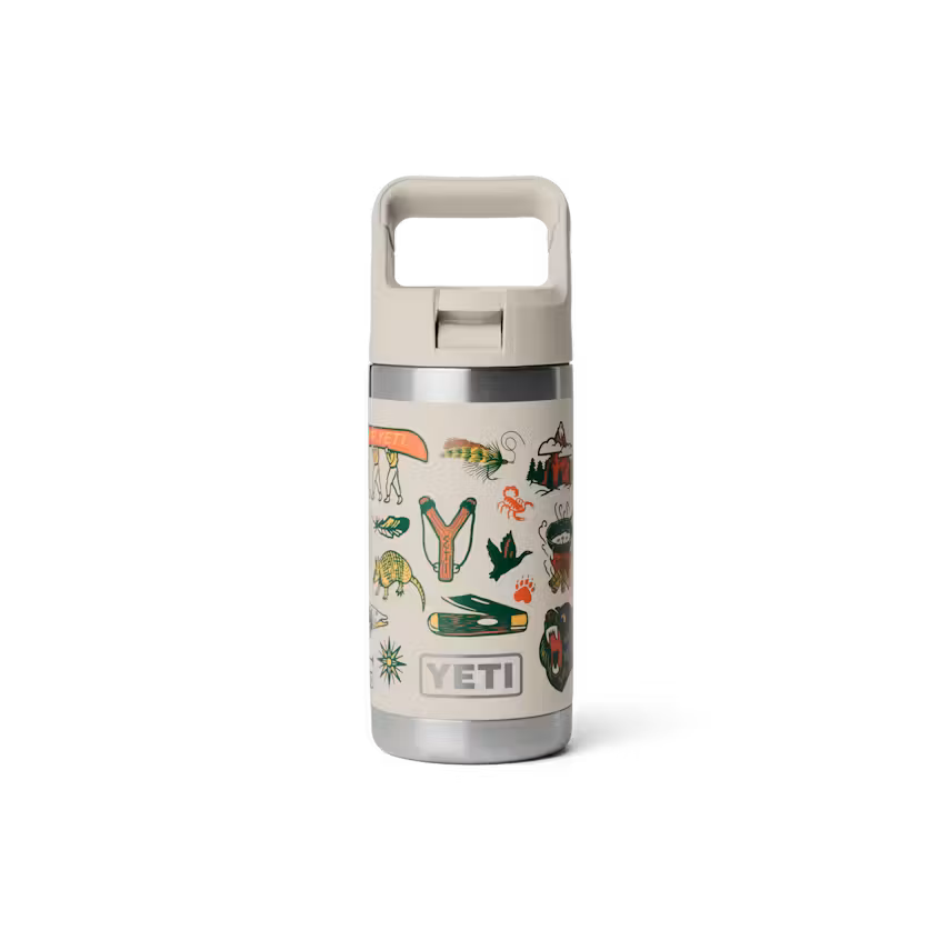 Yeti Rambler® Jr. 355mL Kids Water Bottle w/Colour-Matched Straw Cap - Cape Summer Camp