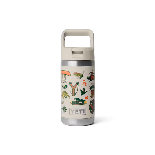 Yeti Rambler® Jr. 355mL Kids Water Bottle w/Colour-Matched Straw Cap - Cape Summer Camp