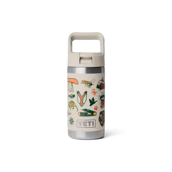 YETI Rambler Jr. 355 mL Kids Water Bottle with Straw Cap - Cape Summer Camp