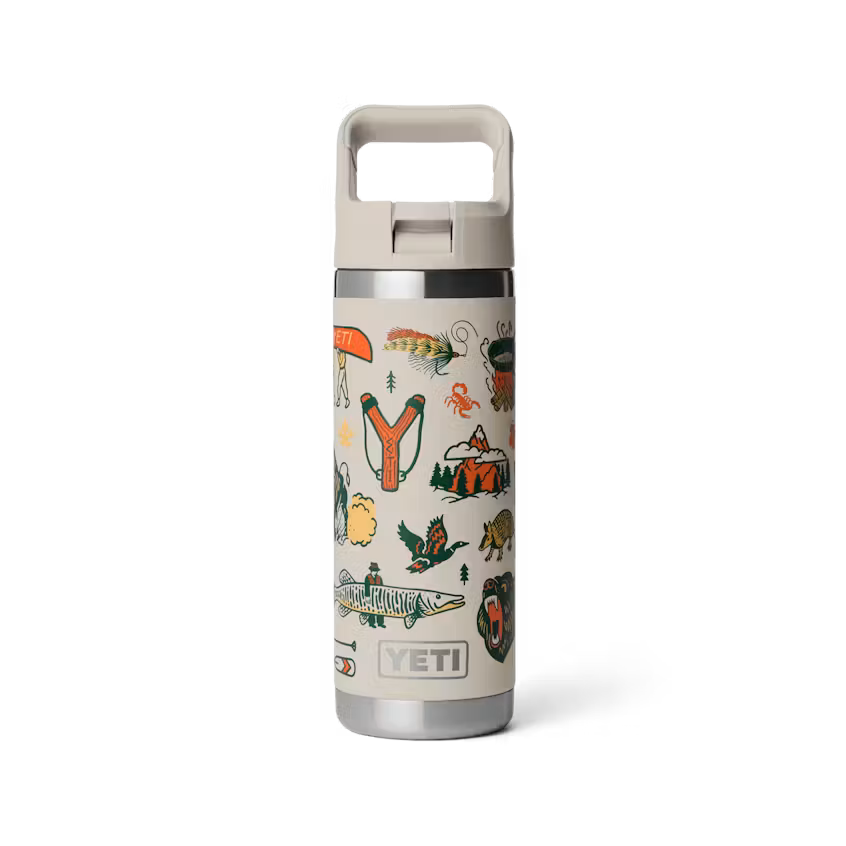 Yeti Rambler® 532ml Water Bottle w/Colour-Matched Straw Cap - Cape Summer Camp
