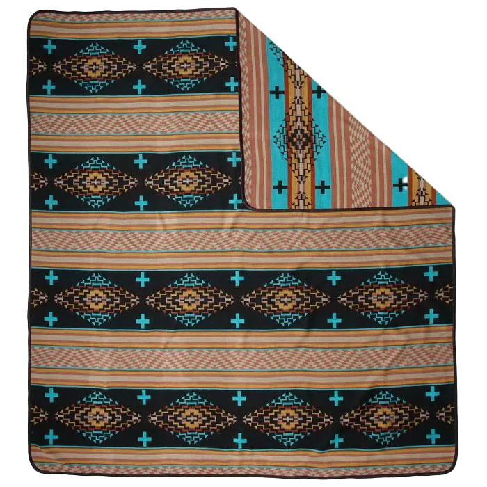 El Paso King Geometric Bedspread-Multi - Irvine Tack & Western Wear