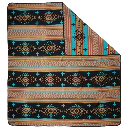 El Paso King Geometric Bedspread-Multi - Irvine Tack & Western Wear