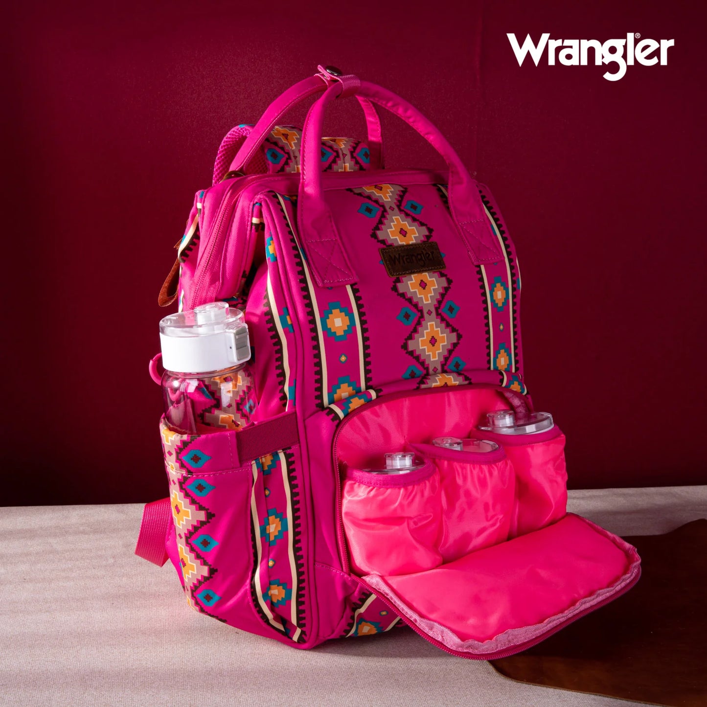 Wrangler Aztec Printed Callie Backpack - Multiple Colours