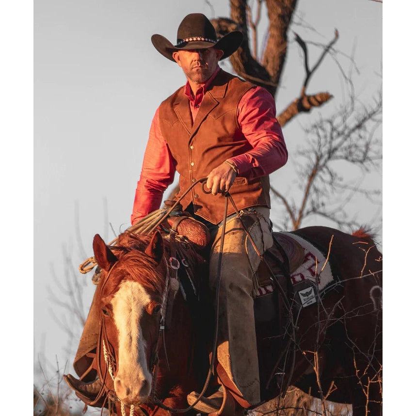 Schaefer Men's Bowie Leather Vest