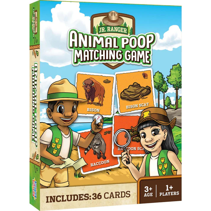 Masterpiece Jr. Ranger - Animal Poop Matching Game