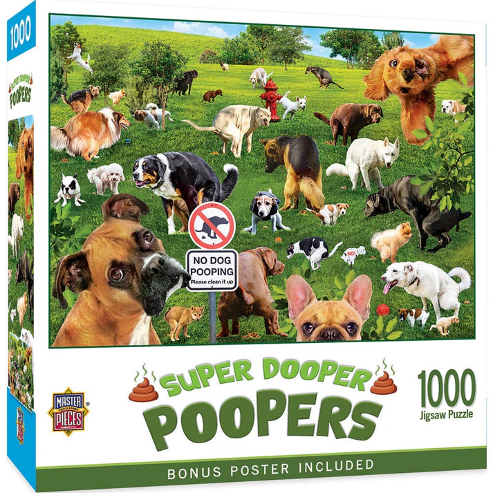 Masterpiece Super Dooper Poopers 1000 Piece Jigsaw Puzzle