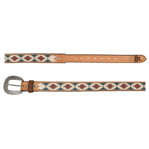 Red Dirt Hat Co Women's Tan Belt with Printed Design