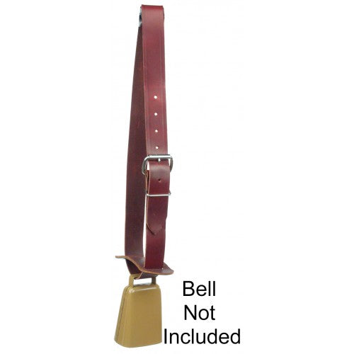 Leather Bell Collar 1 1/2" x 44"