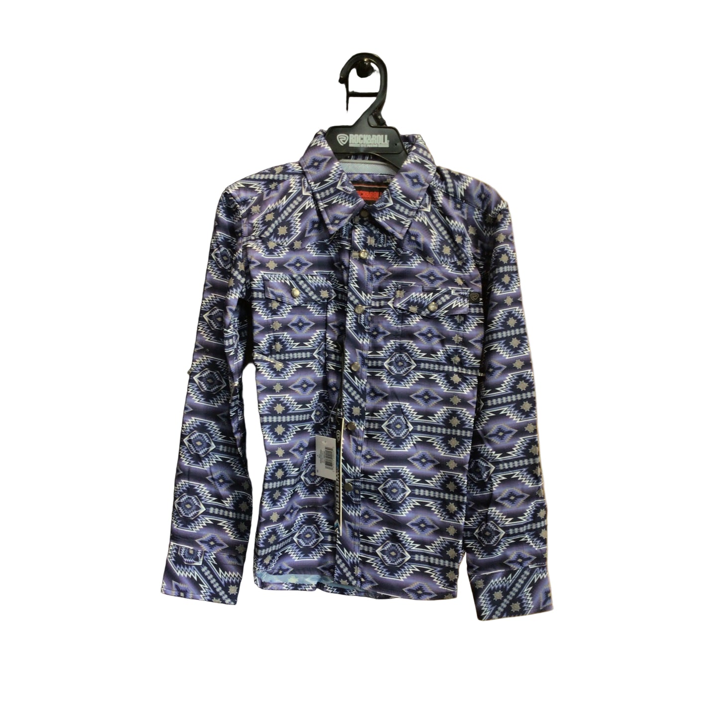 Rock & Roll Boys RR Tek Long Sleeve Shirt - Blue