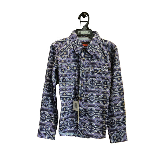Rock & Roll Boys RR Tek Long Sleeve Shirt - Blue