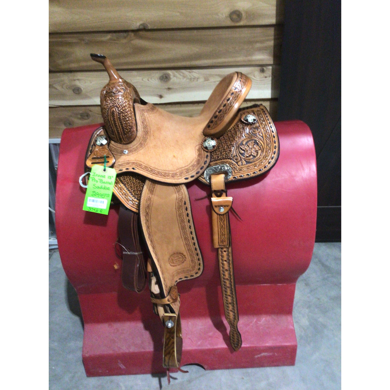 Irvine's Pro 13" Barrel Saddle -Antique Finish