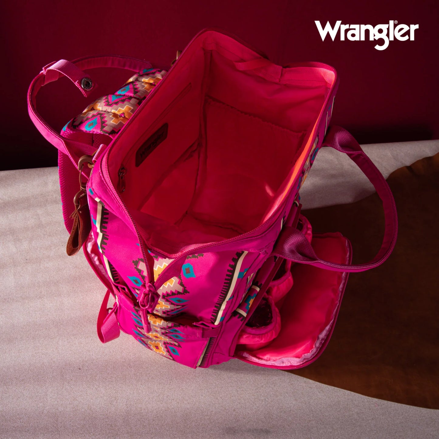 Wrangler Aztec Printed Callie Backpack - Multiple Colours