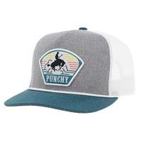 Hooey Punchy Trucker Cap- Grey/White