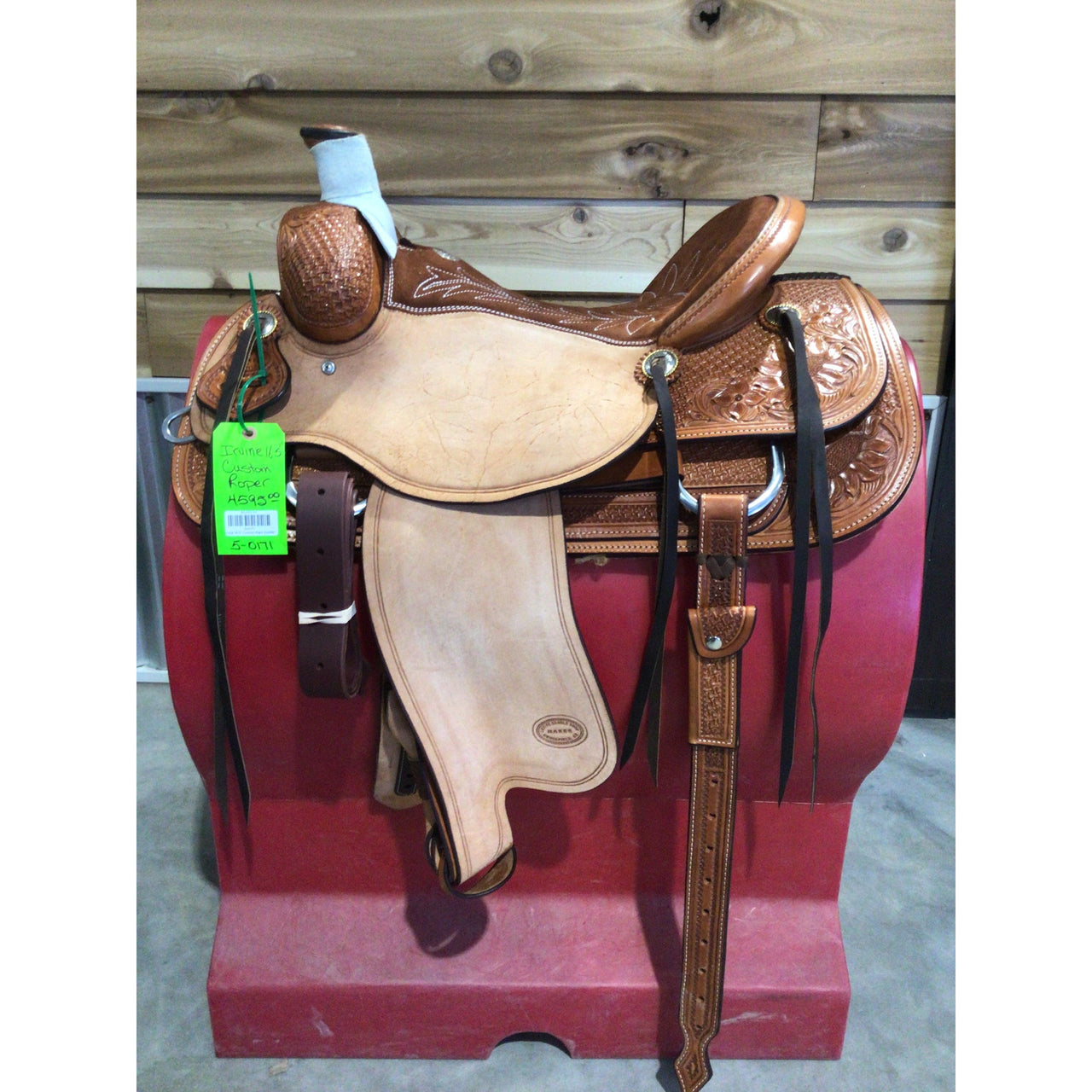 Irvine 16.5" Custom Rope Saddle