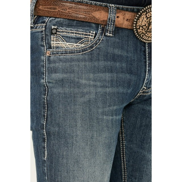 Rock & Roll Men's Two Tone Stitch Revolver Jean