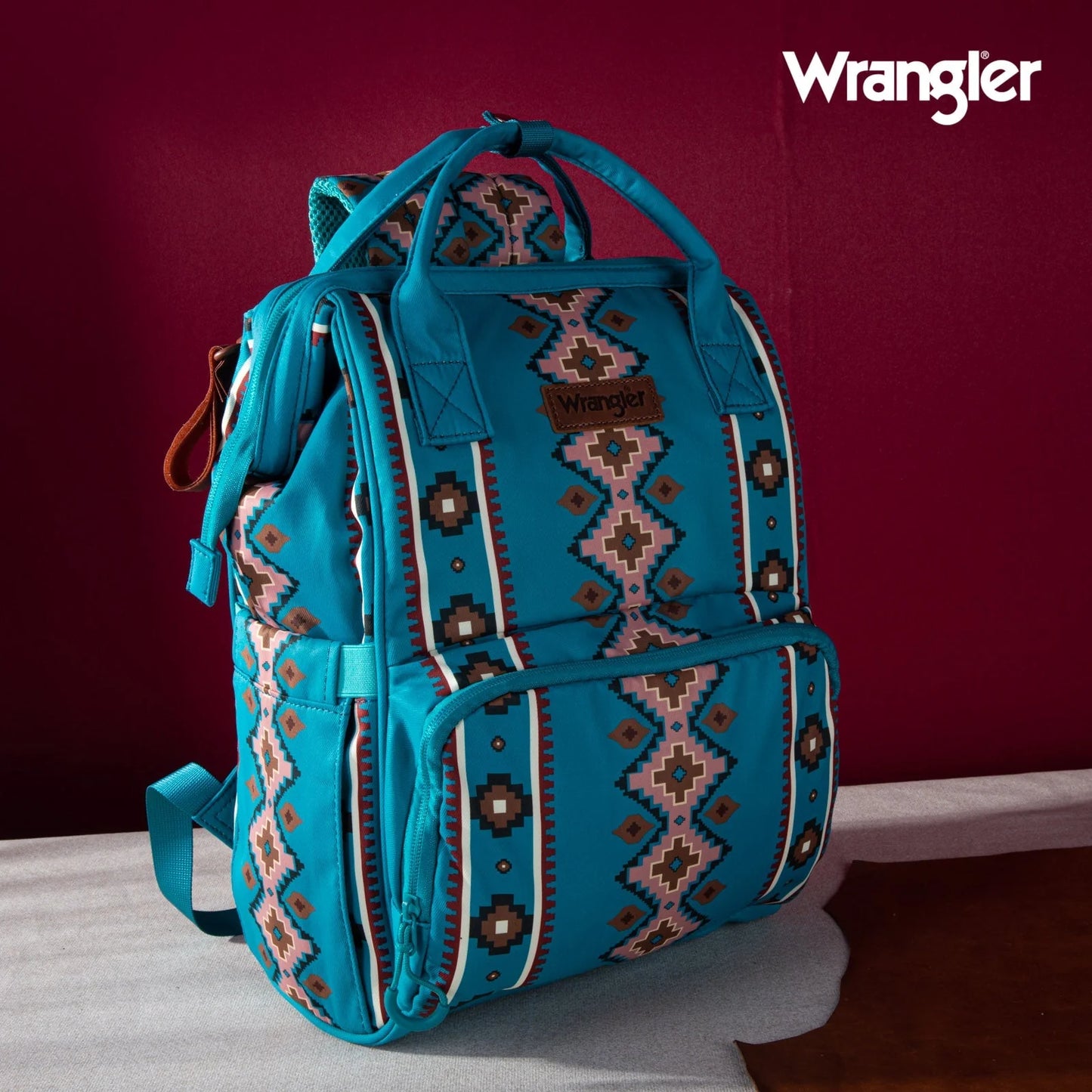 Wrangler Aztec Printed Callie Backpack - Multiple Colours