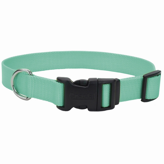 Coastal Adjustable Collar W/Plastic Buckle - Teal