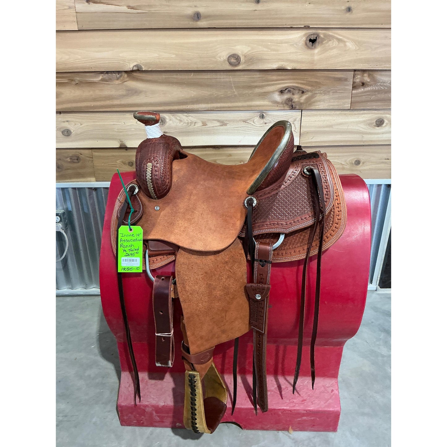 Irvine 14" Association Ranch Saddle-1/2 Tooled