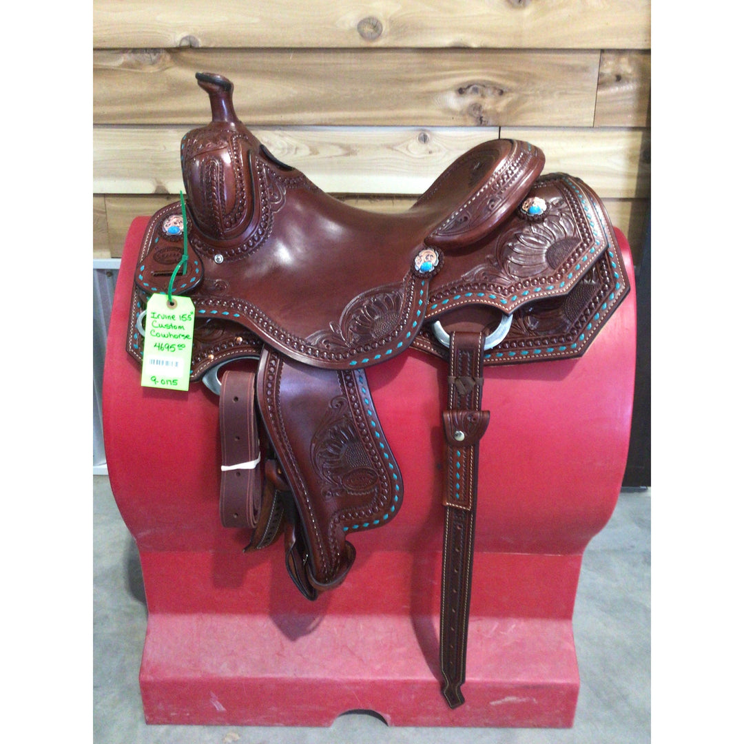 Irvine Custom 15.5" Cowhorse Saddle