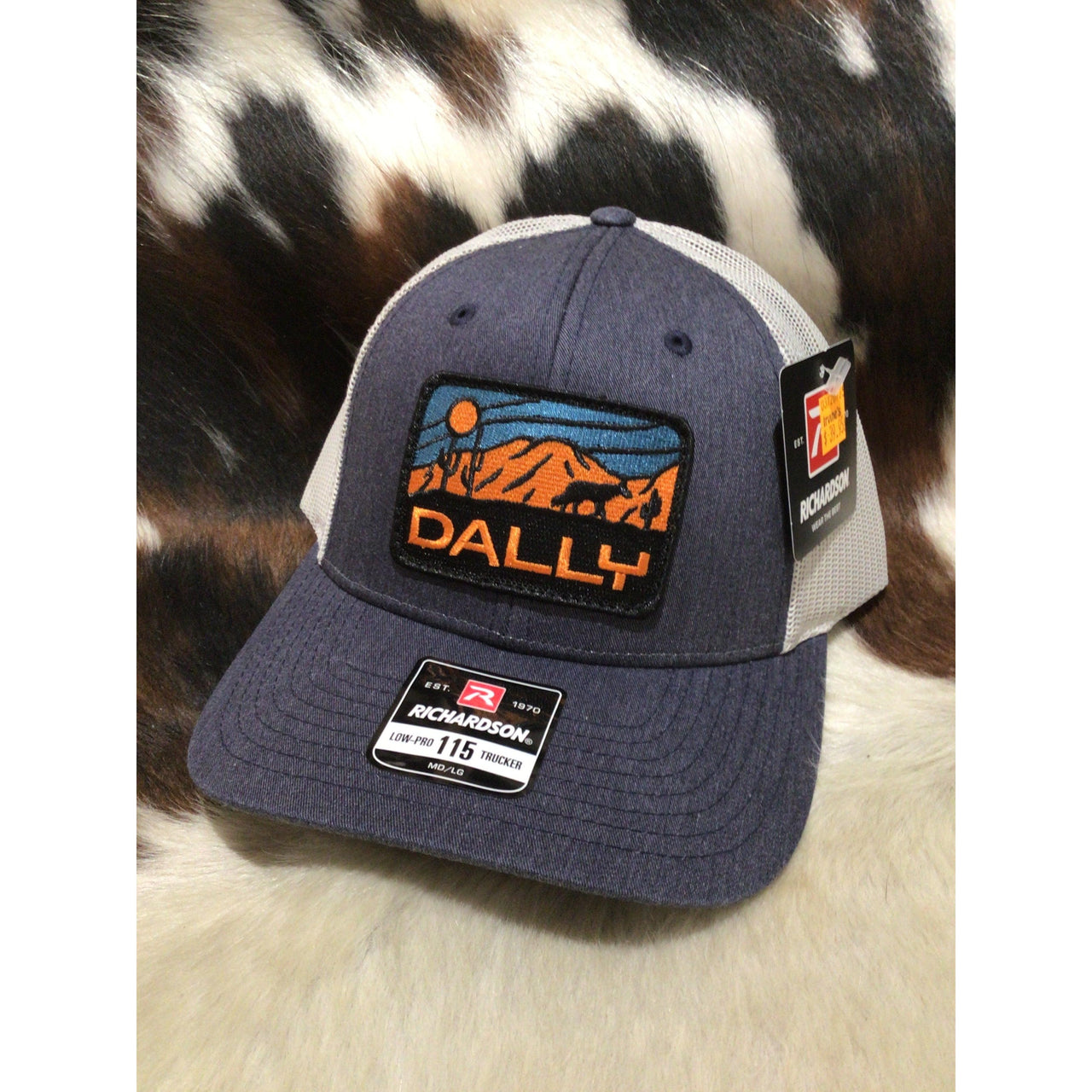 Dally Up Caps Dally Embroidered Cactus Scene-Multiple Colors