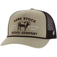Hooey Rank Stock Ball Cap-Tan/Brown