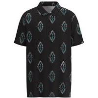 Hooey Men's The Weekender Men's Polo Black/Turq
