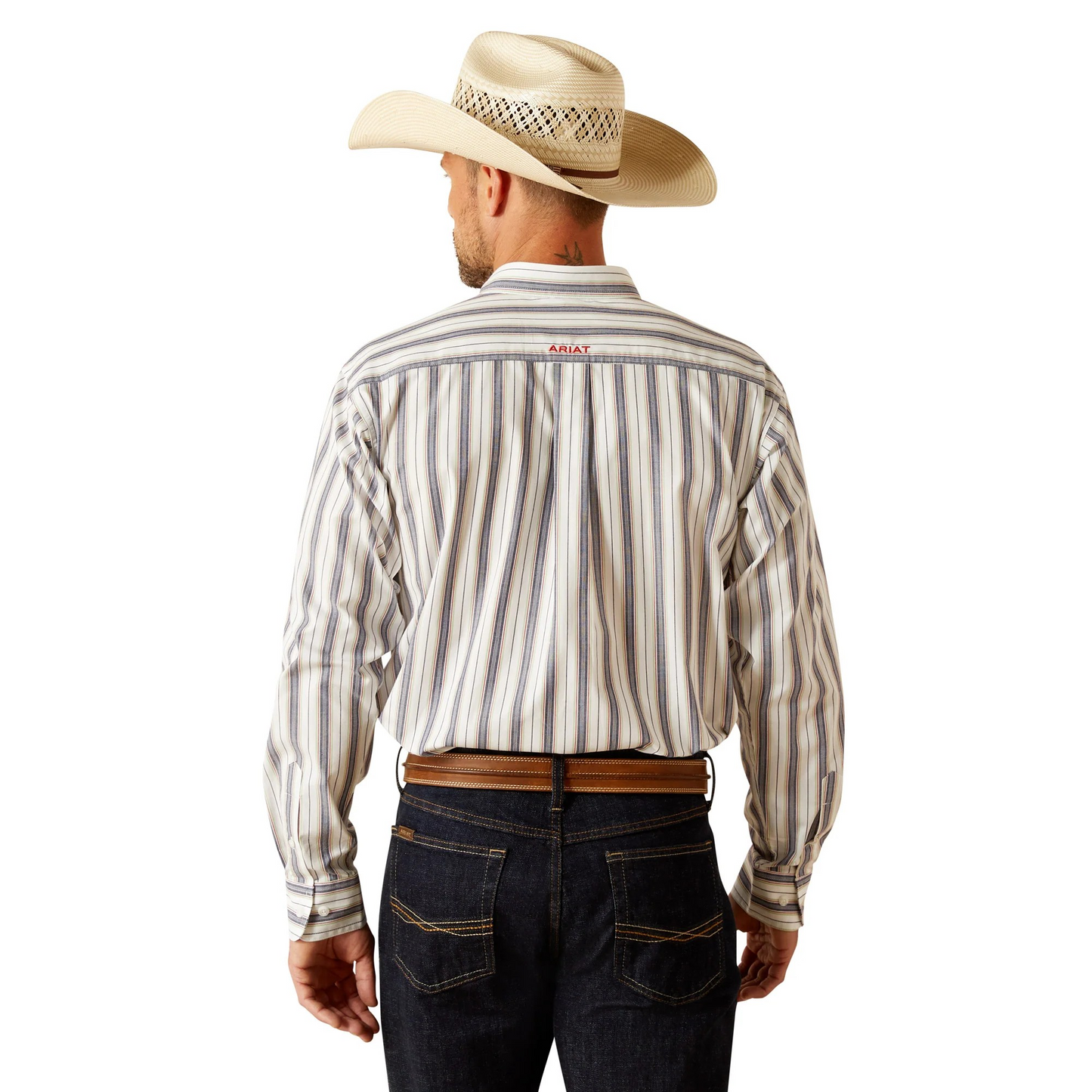 Ariat Men's Pro Series  Dean  Long Sleeve Shirt - White