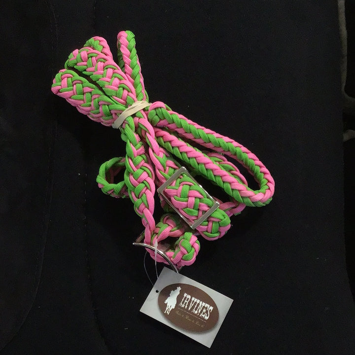 Irvine Braided Barrel Rein - Irvine Tack &amp; Western Wear