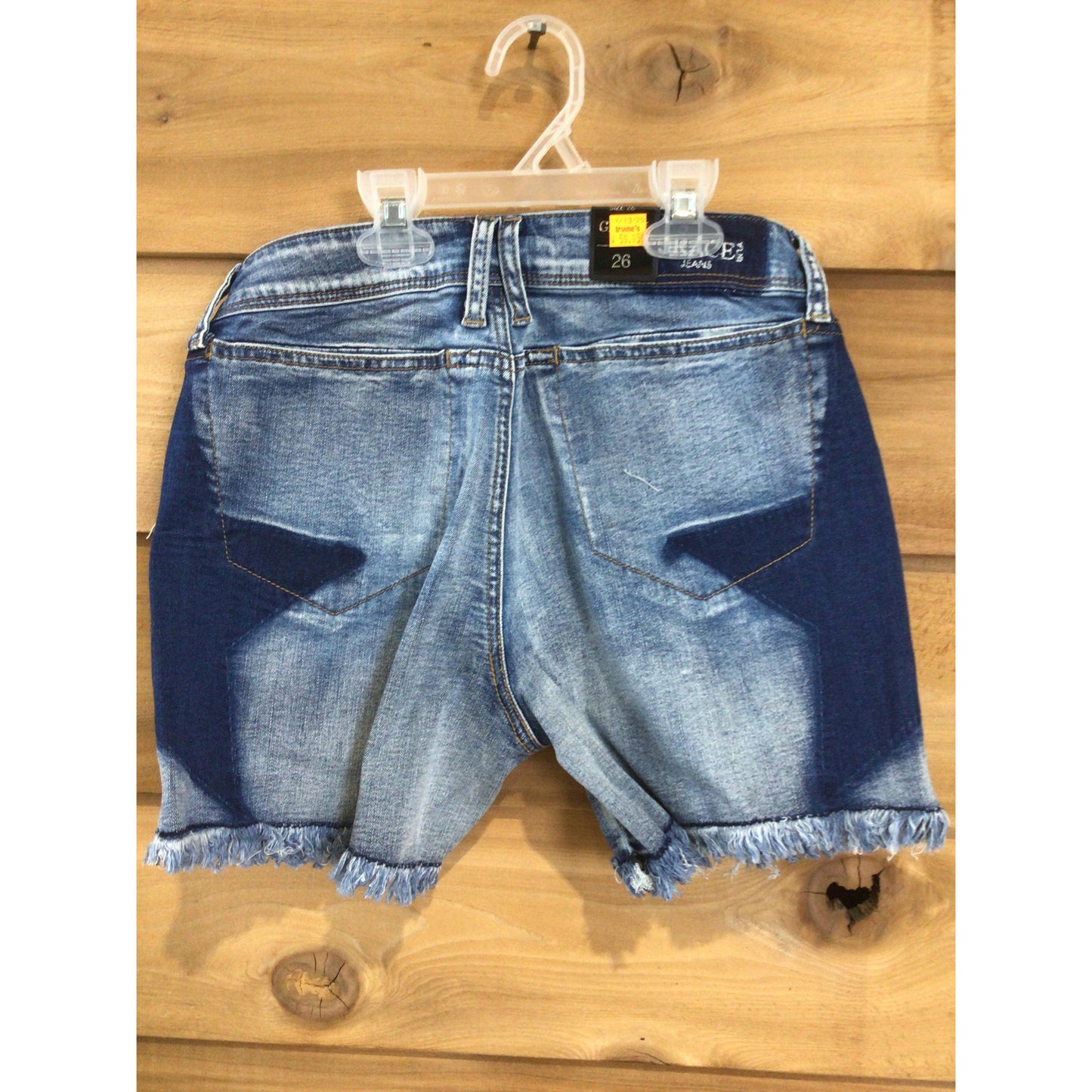 Grace in LA Women's Star Print Detail  Western Shorts