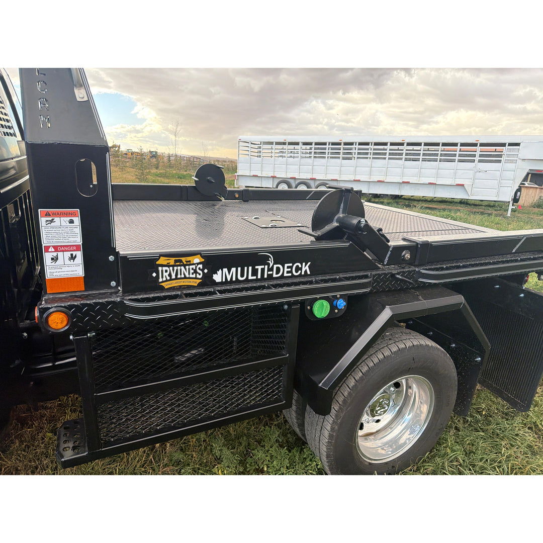 2026 Dodge 3500 W/ Falcan 100" Multi Deck-Black