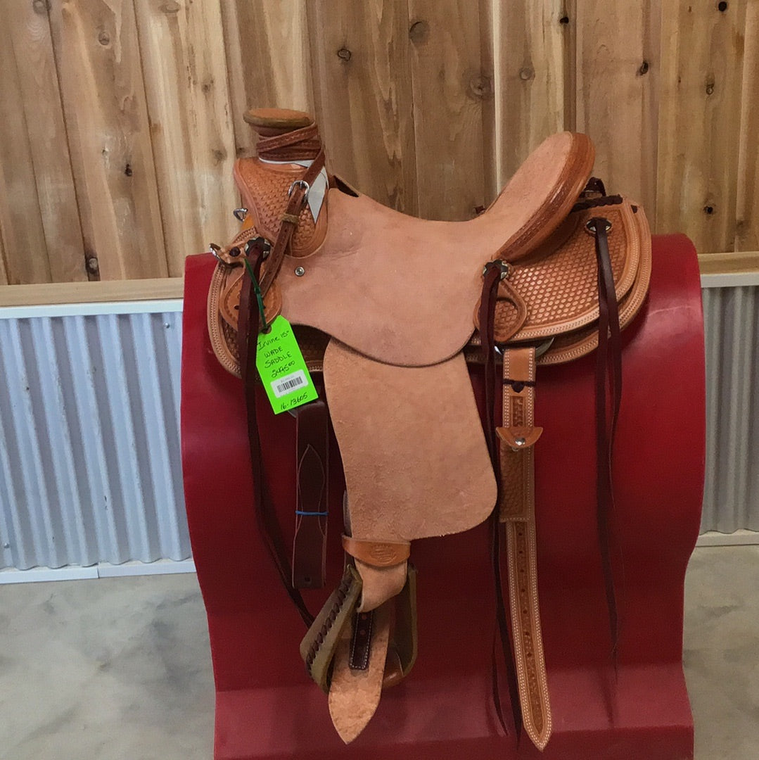 Irvine  15"  1/2 Tooled Wade Saddle