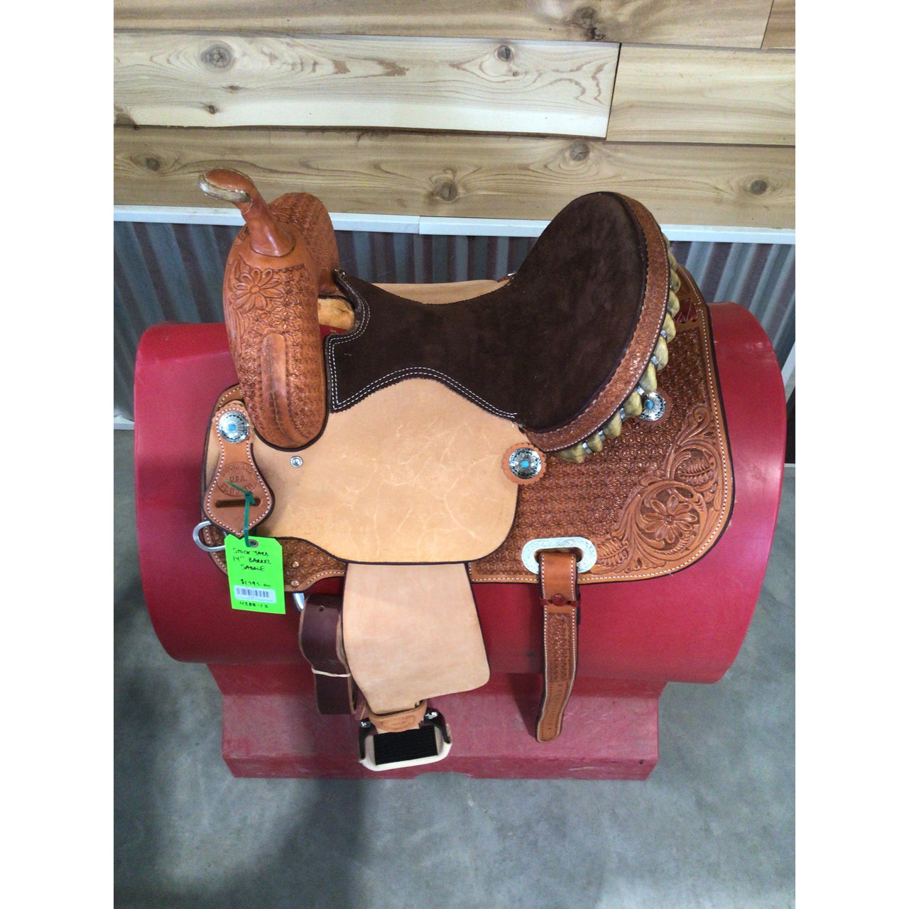 Stock Yard Barrel 14" Barrel Saddle