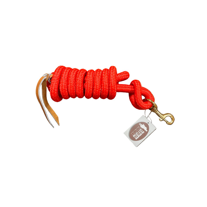 Irvine Cow Lead 9 ft 5/8" Lead w/Brass Plated Bolt Snap (Mixed Colours)