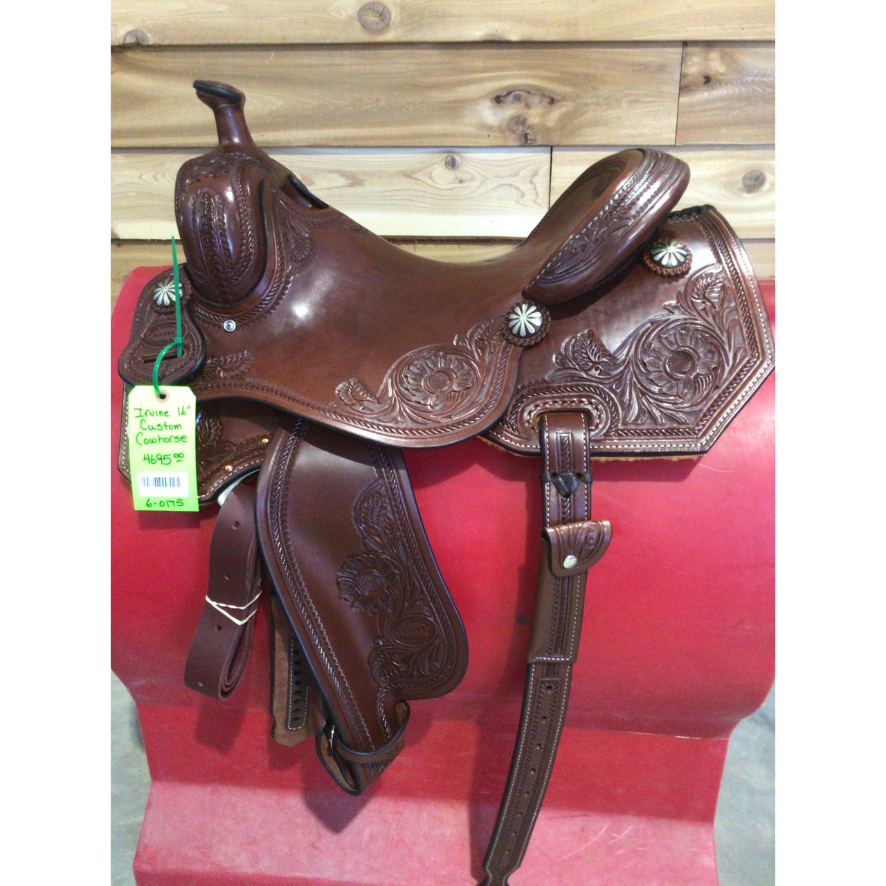 Irvine 16" Custom Cowhorse Saddle