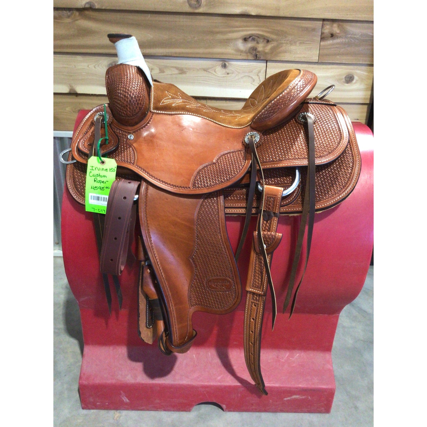 Irvine Custom 15.5" Roping Saddle