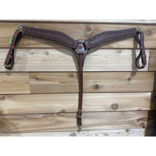 Irvine's Breast Collar 2 1/2" Barbwire Border