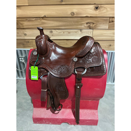 R. Ruelas Custom 16" Cowhorse Saddle