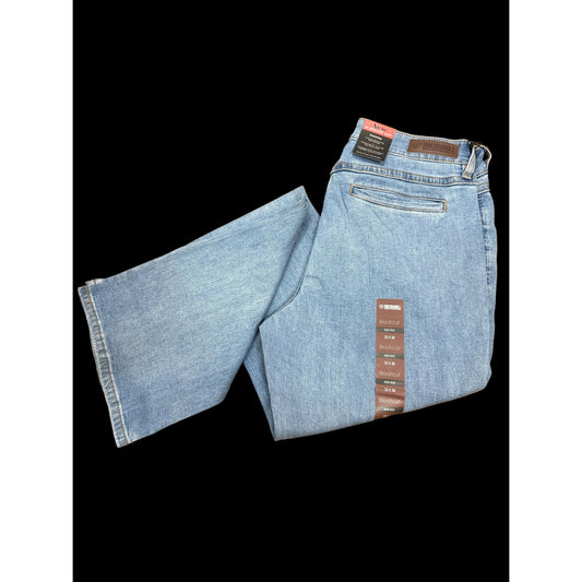 Rock & Roll Women's Patch Pocket High Rise Bootcut Jeans - Light Wash